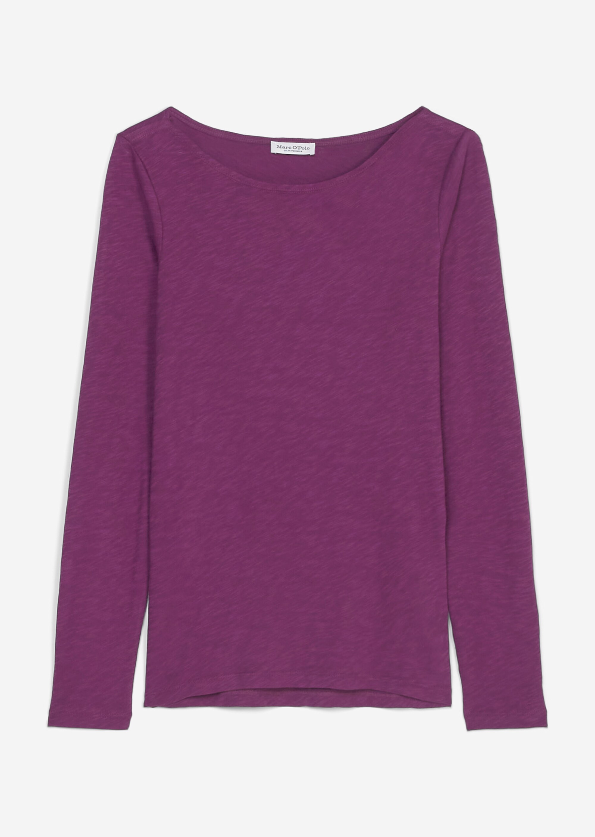 Longsleeve regularaus Slub-Jersey