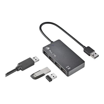 NGS iHub4 TINY - Hub - 4 x USB 2.0