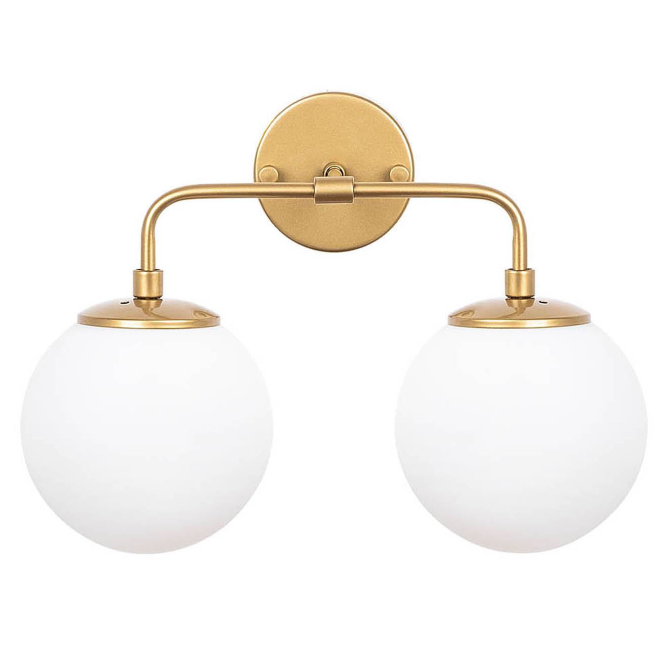 Opviq Applique murale Horn dorée - 91x25x49-129 cm