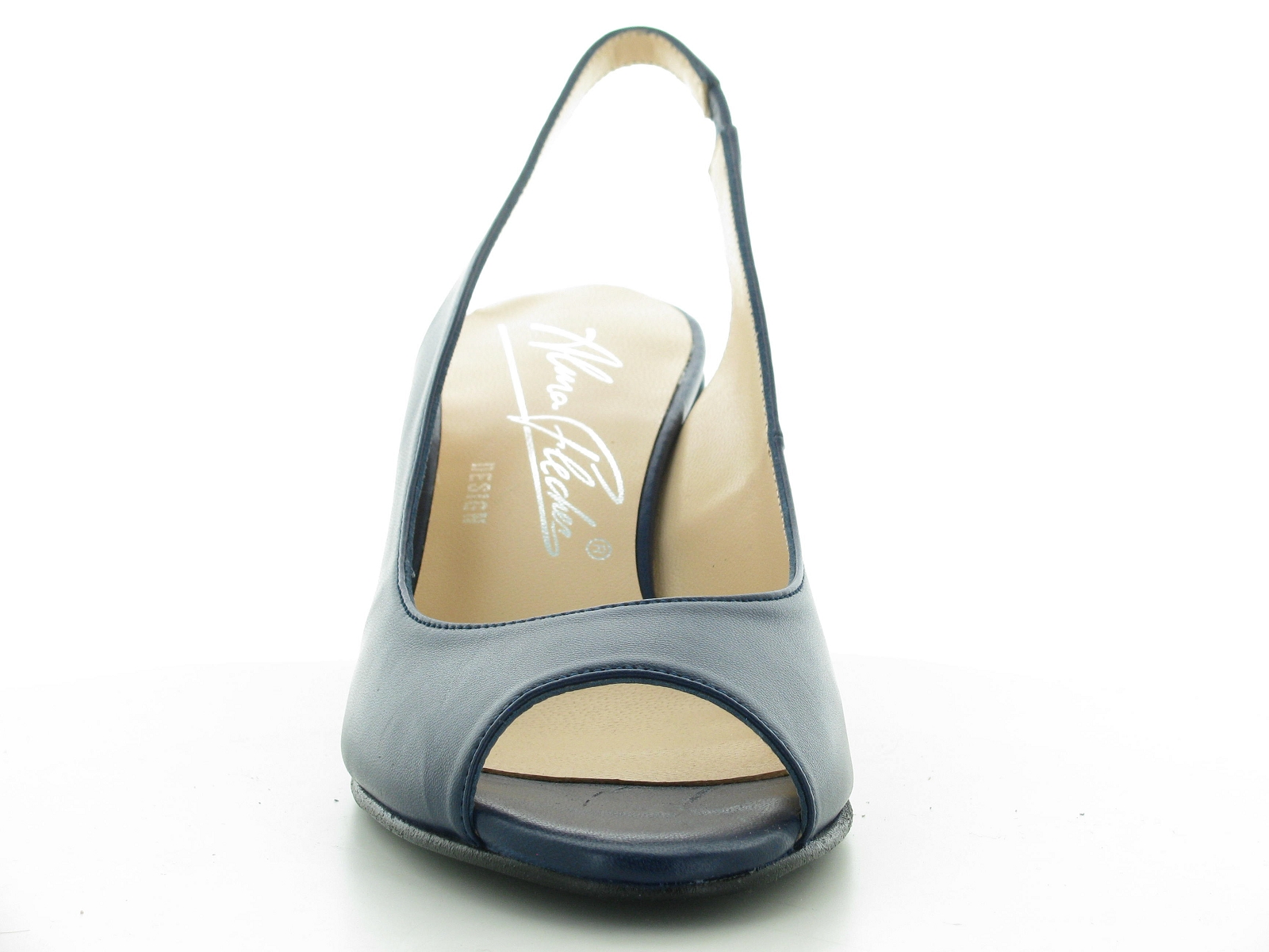 Brenda zaro-F3275 Cuir Marine