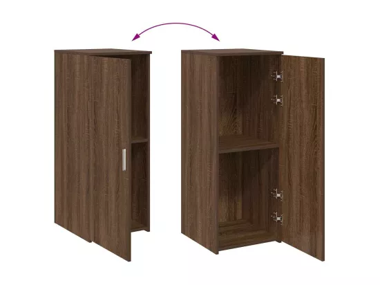 Armoire de rangement chêne brun 40x45x103,5cm bois d'ingénierie