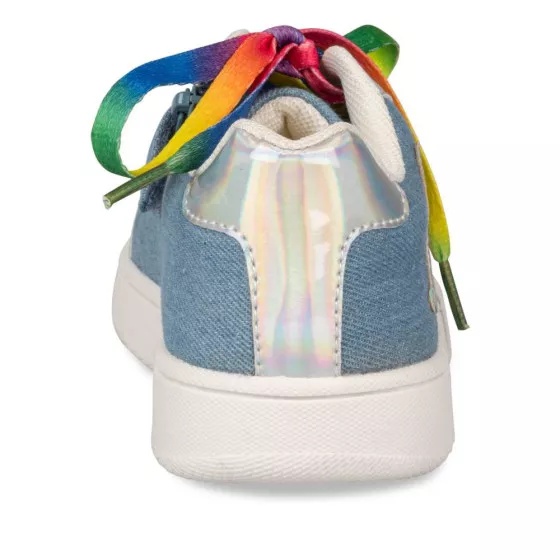 Baskets BLEU LOVELY SKULL
