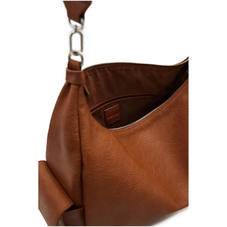 Desigual Half Logo 24 Brasilia - Schultertasche 40.5 cm brown