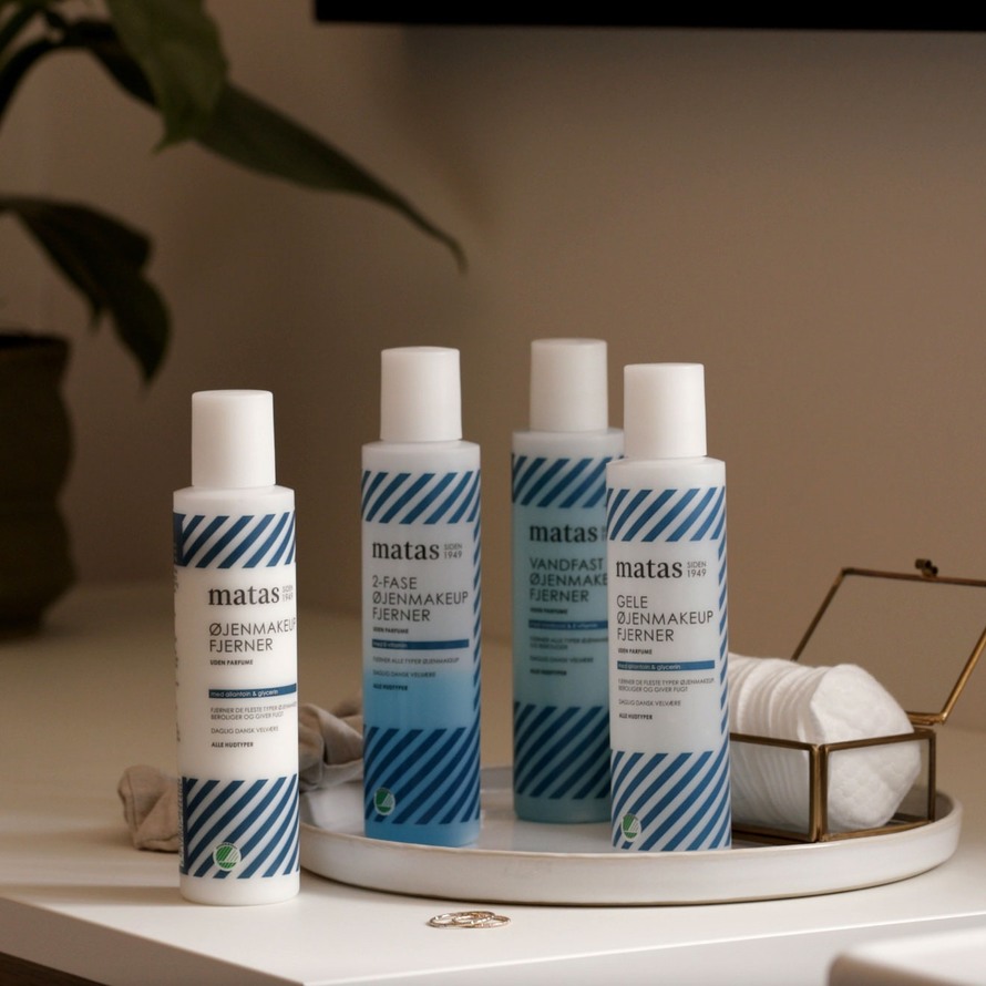 Matas Striber 2-fase Øjenmakeupfjerner til Alle Hudtyper Uden Parfume 125 ml