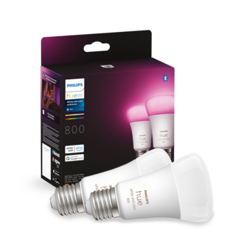 Philips Hue e27 9w white & color 2 pack