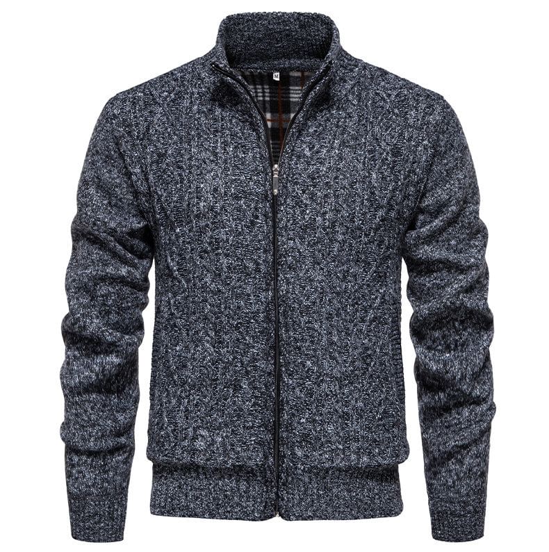 Ninine - Effen vest met hoge hals en rits