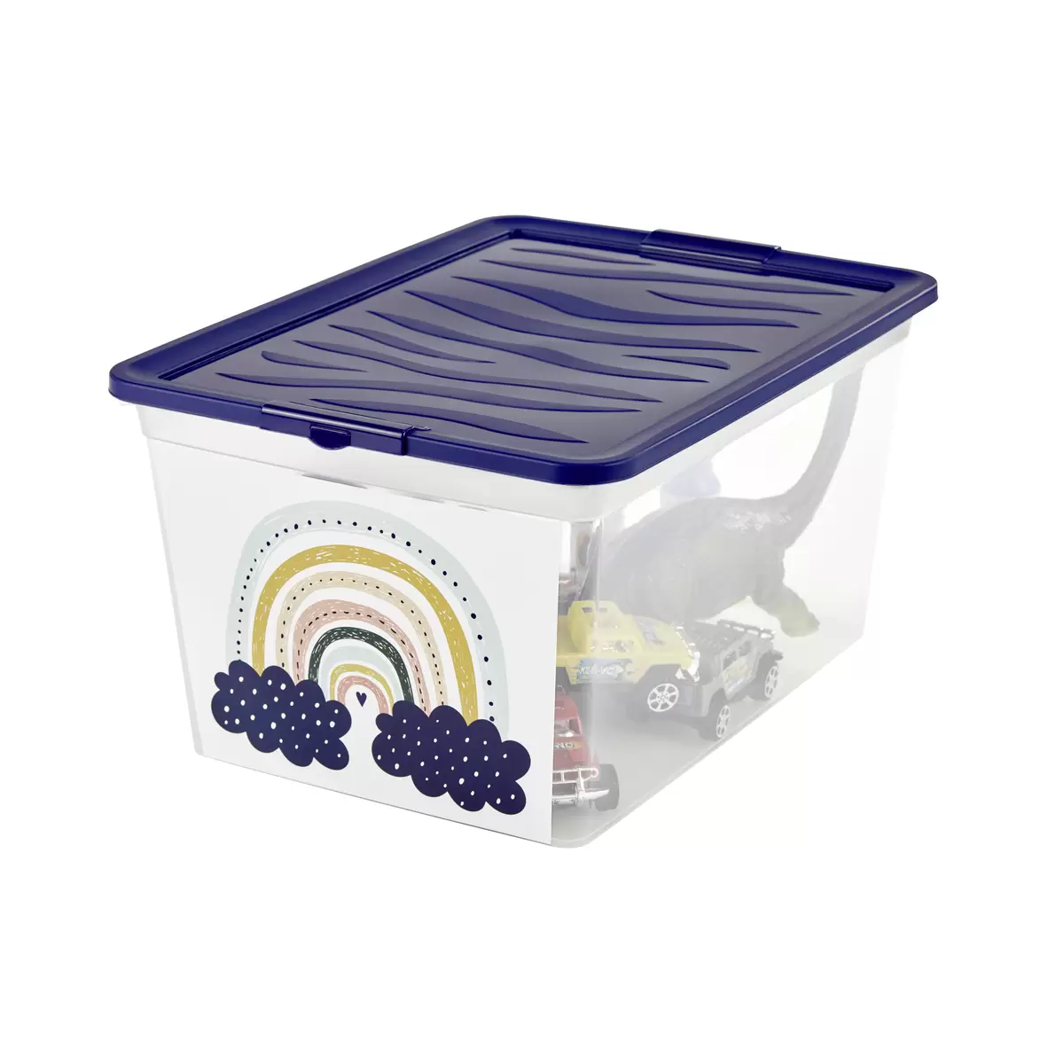 Aufbewahrungsbox Regenbogen Regenbogen transparent,schwarz