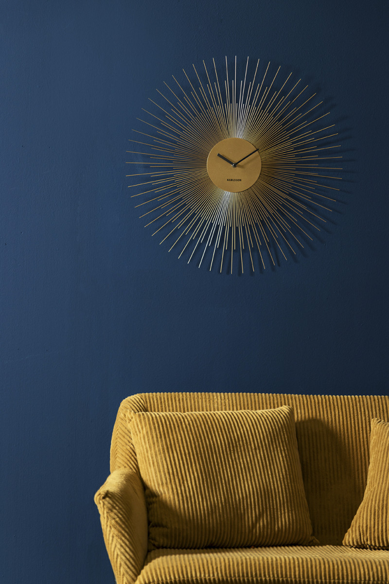 Wall Clock Peony Large KA5818BK Black