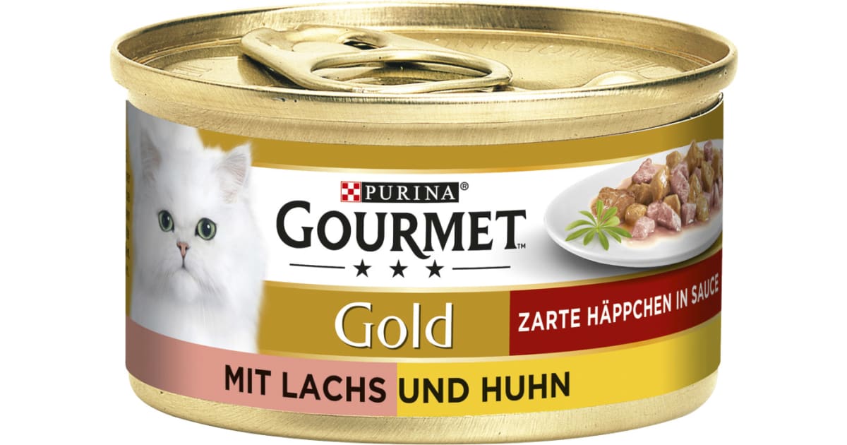 PURINA Gourmet Gold Zarte Häppchen Lachs & Huhn