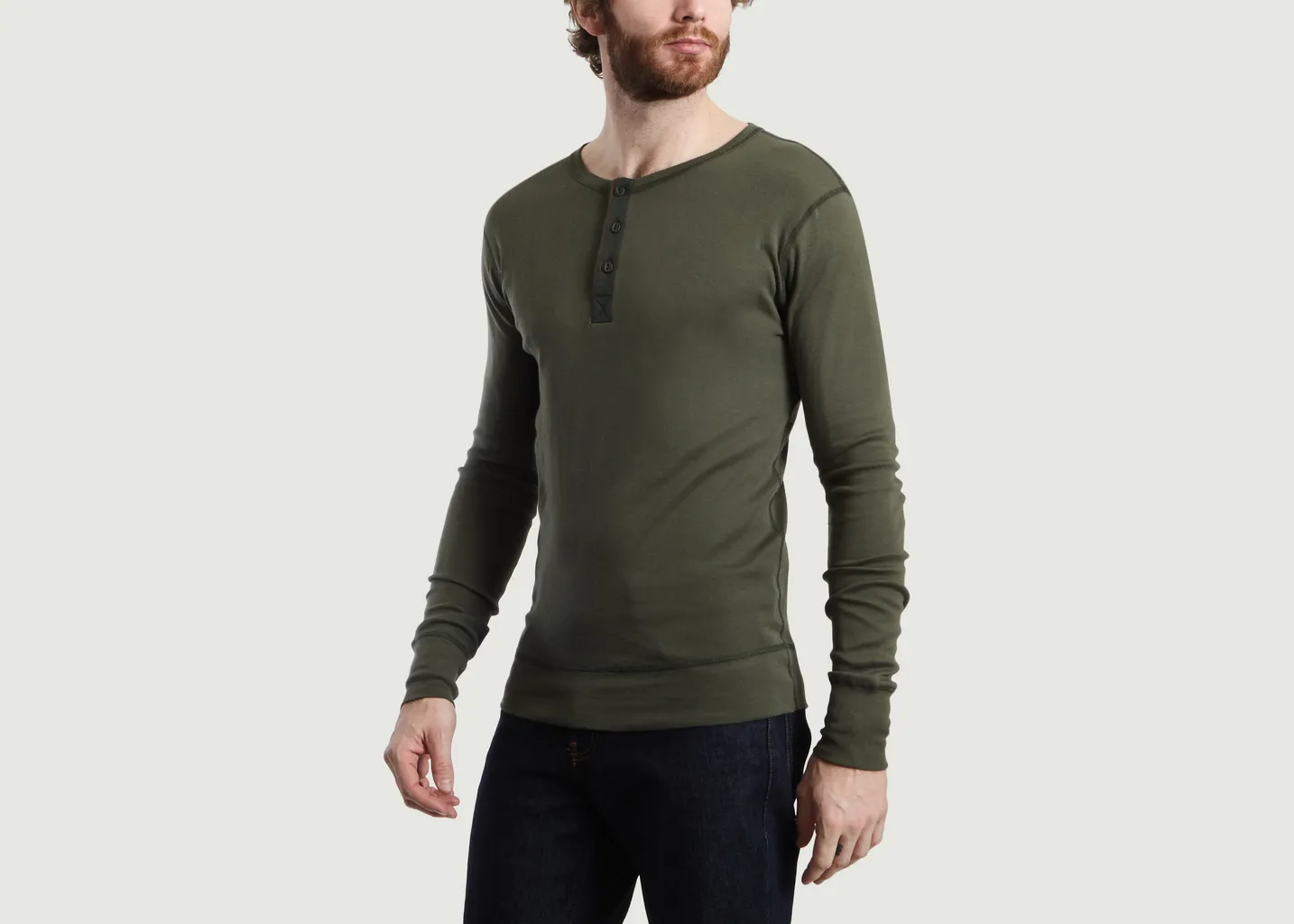 T-Shirt Henley Harri Hemen