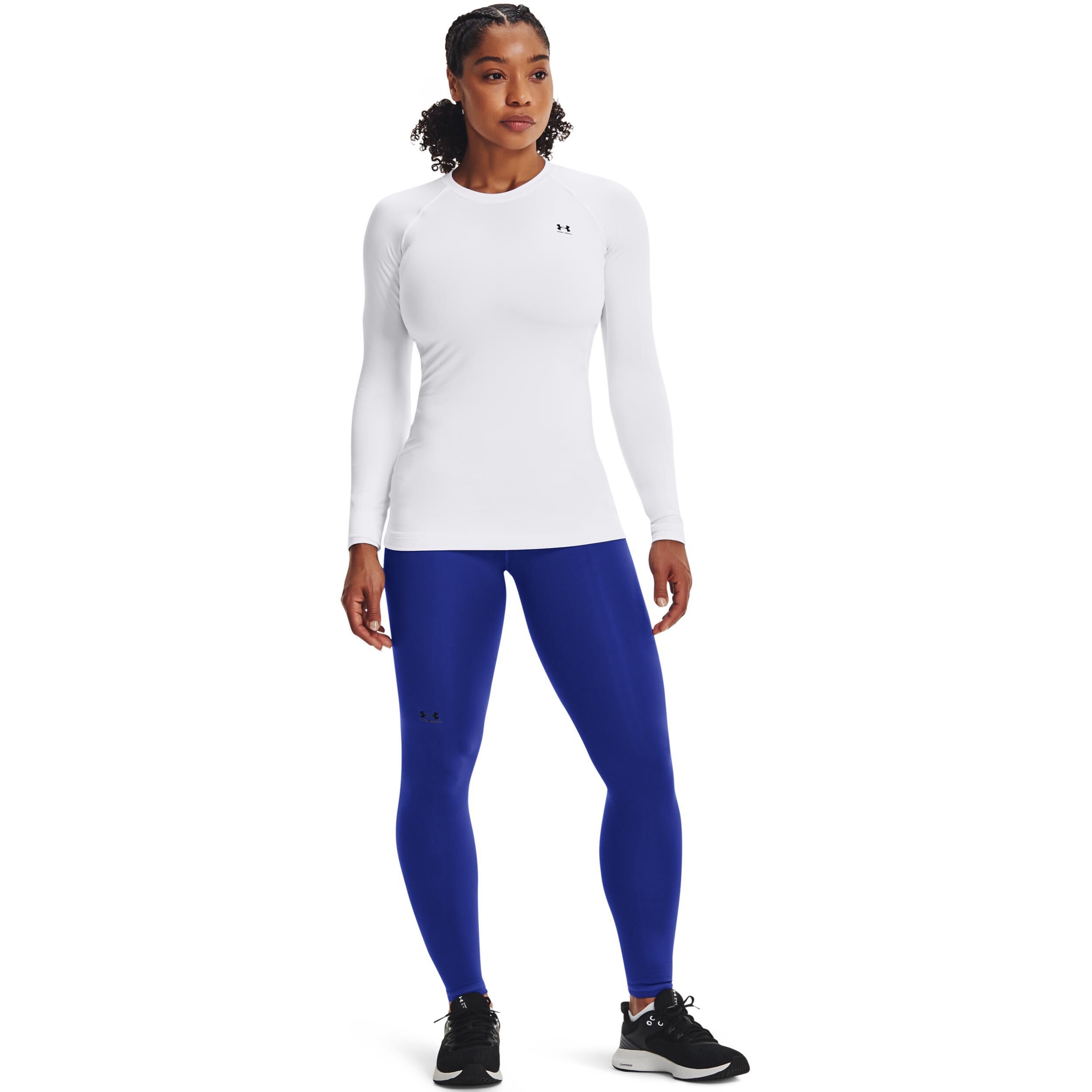 Under Armour Authentics Crew Haut Manches Longues Femmes - Blanc