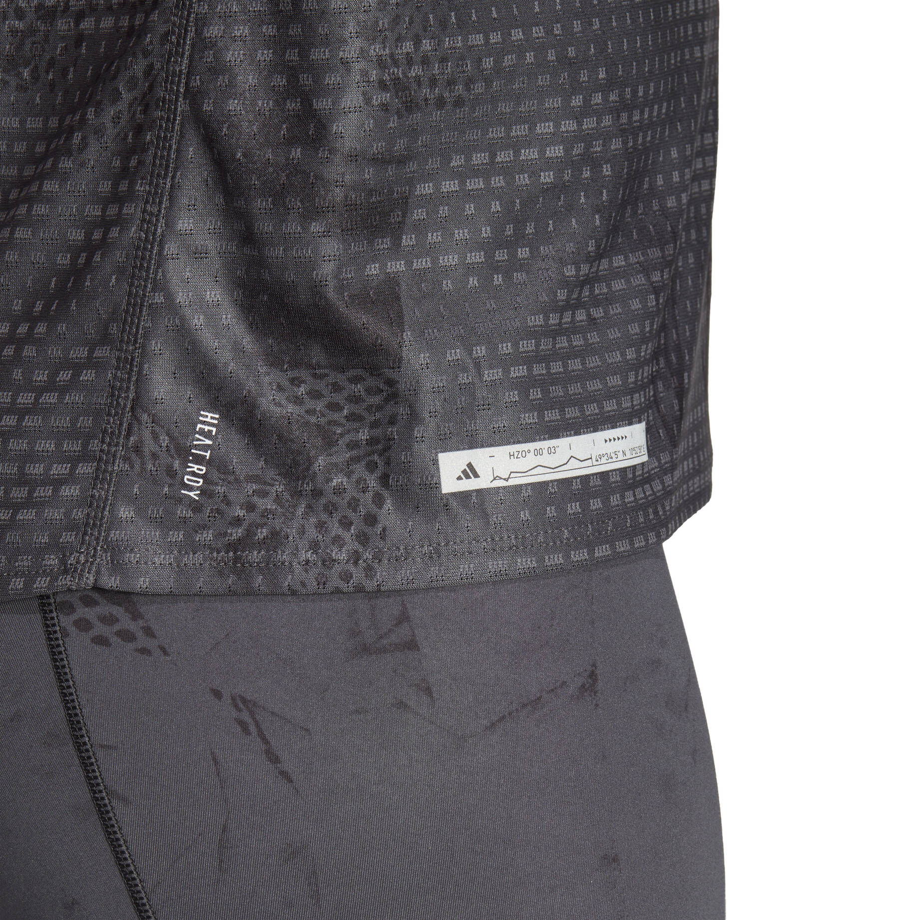 adidas Performance| Damen Laufshirt ULTIMATE ALL OVER PRINT HEAT.RDY TEE W