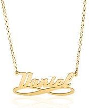 14k gouden ketting met vrij te kiezen naam
