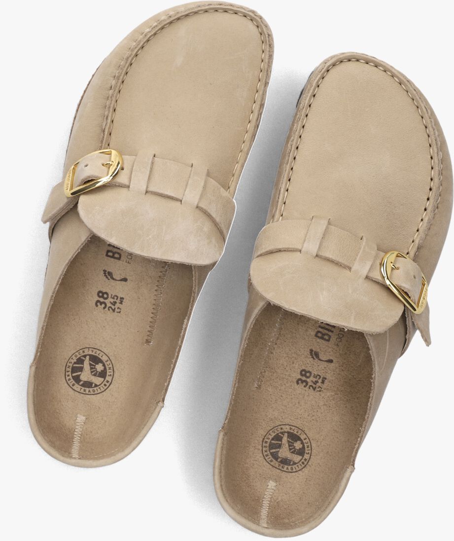 beige birkenstock instappers buckley