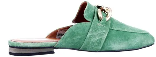 10-5602-02 Babouche groen - maat 43 slipper groen - maat 43 Calandschoen