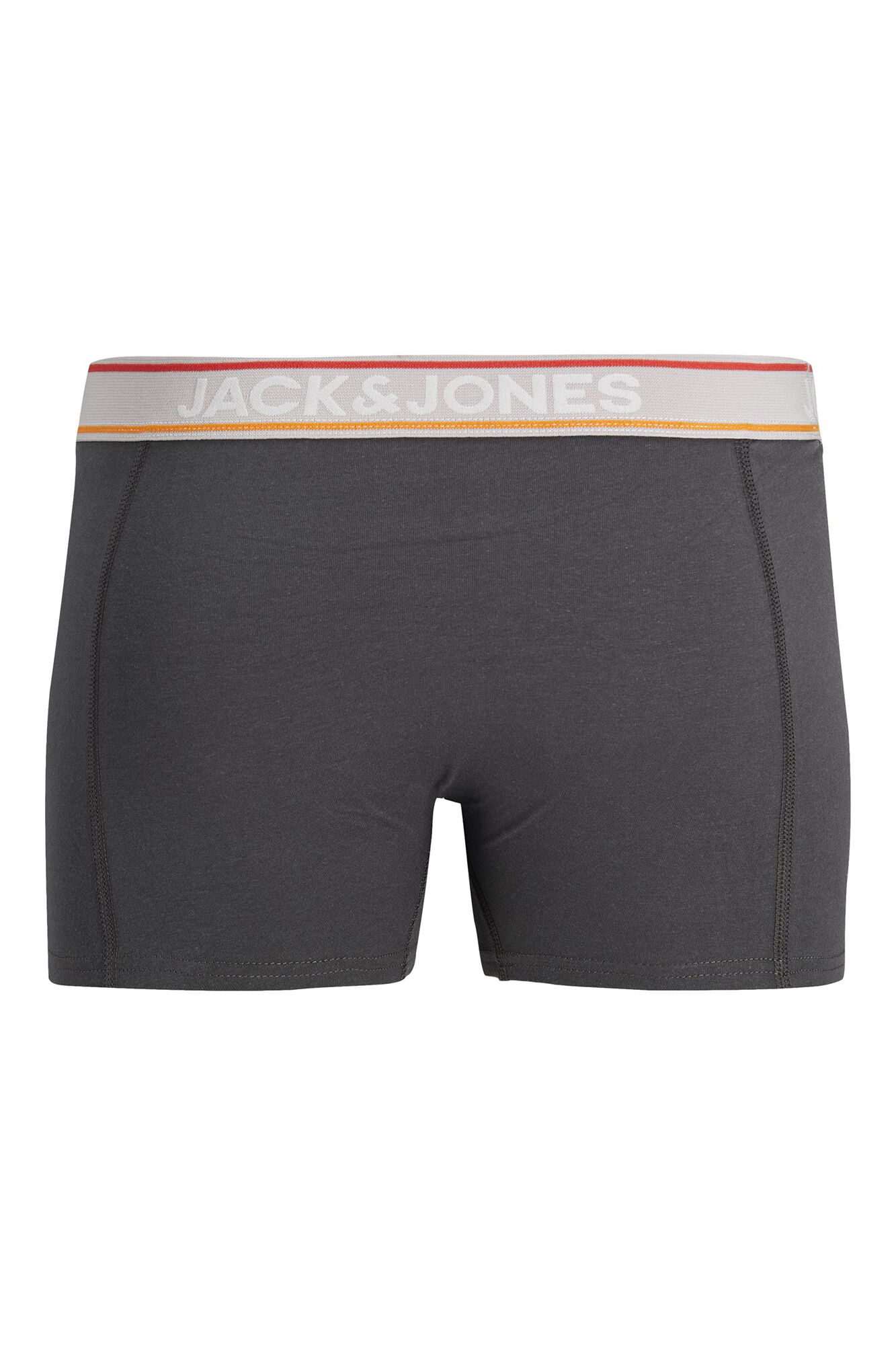 Conjunto de 3 cuecas boxer de algodão combinando.