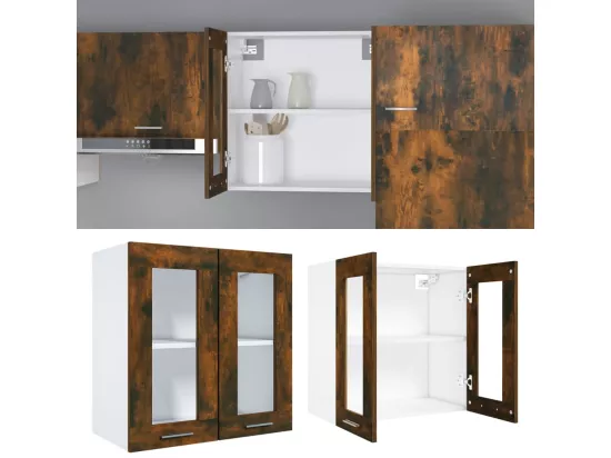 Armoire vitrée suspendue 