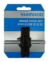 SHIMANO Jeu De Plaquettes De Frein Avec Goujon M70T2 - Convient Aux Jantes En Aluminium