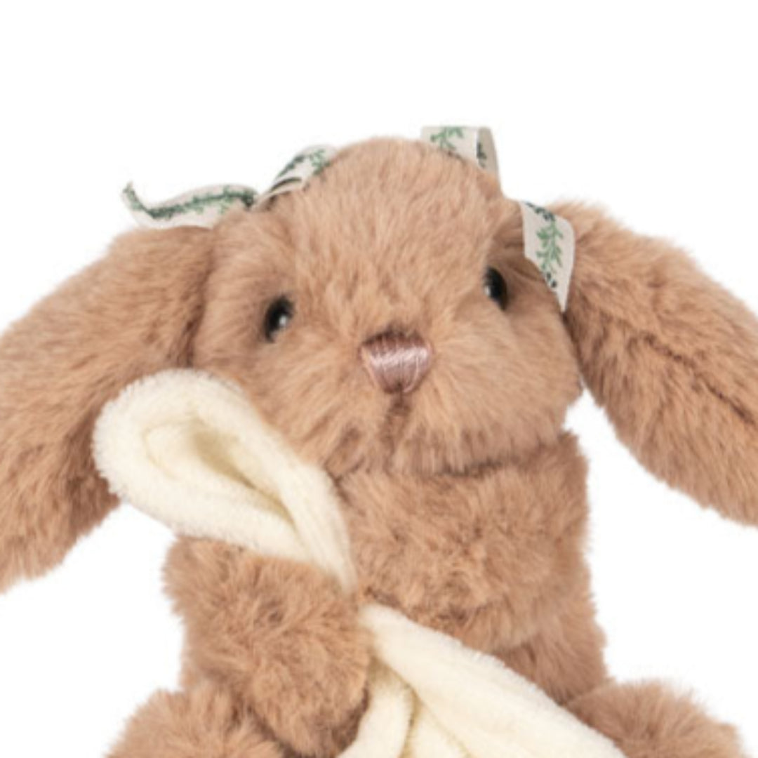 konges sløjd knuffeldoek sleepy bunny - off white