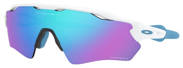 Lunettes Enfant Oakley Radar Ev Xs Path Polished White / Prizm Sapphire / Ref. OO9001-1531