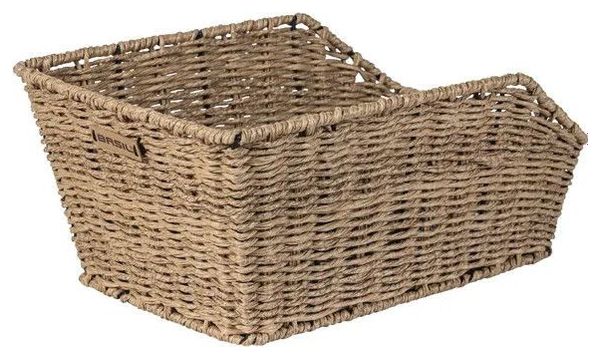 BASIL Panier À Vélo Cento Rattan Look 47 X 34 X 22 Cm - Brown