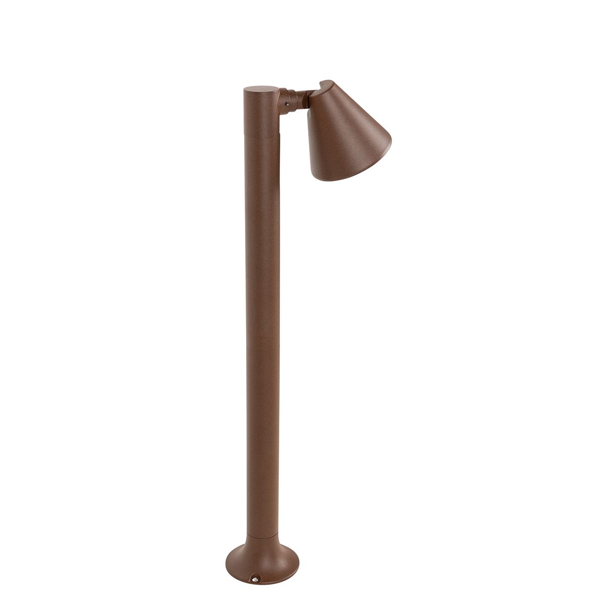 Modern buiten paaltje roestbruin 60 cm IP44 verstelbaar - Ciara