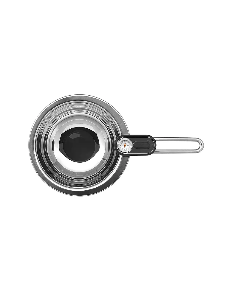 WMF Simmertopf mit Temperaturanzeige und Einsatz 18 cm silber
