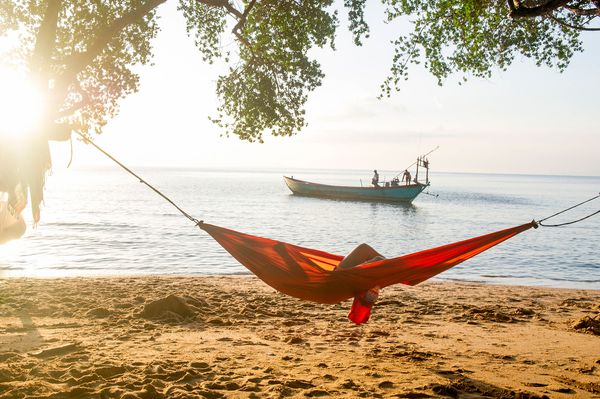 TRAVEL HAMMOCK KIT Hängematte  grün