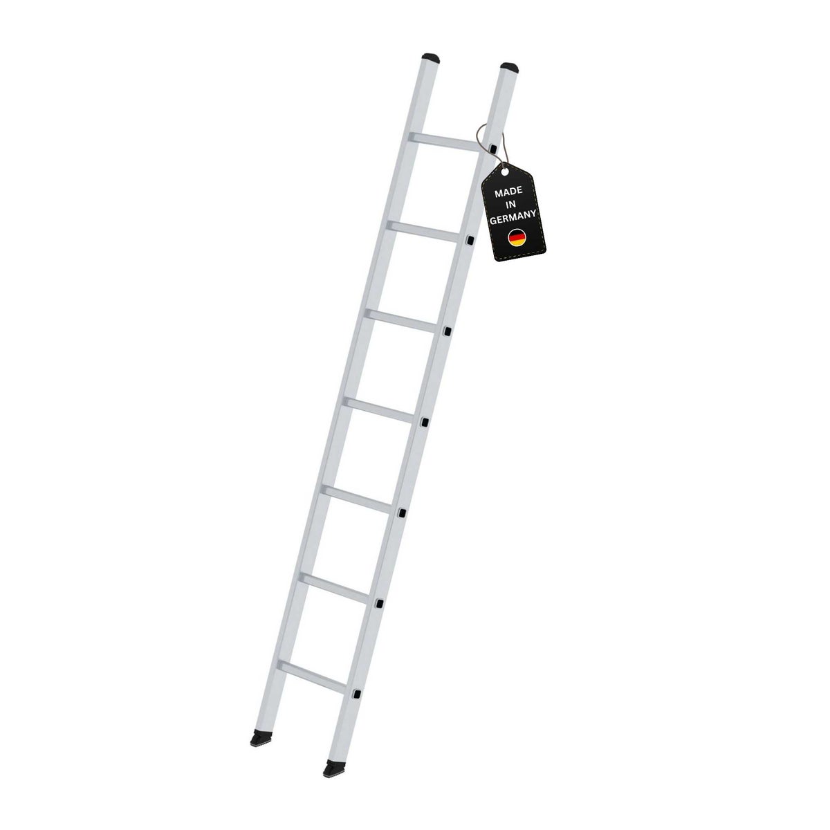 PROREGAL sportschuifladder 350 mm breed zonder dwarsbalk, 7 sporten