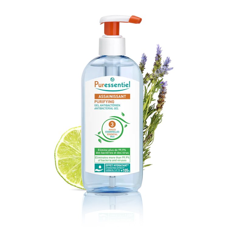 Gel Hydro-Alcoolique Antibactérien 3 Huiles Essentielles - 250ml