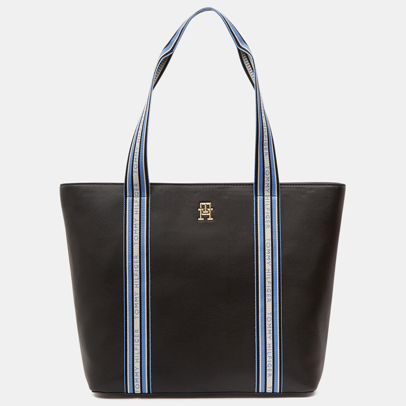 Tommy Hilfiger Sac cabas Life shopper noir/bleu - 32x41x15 cm