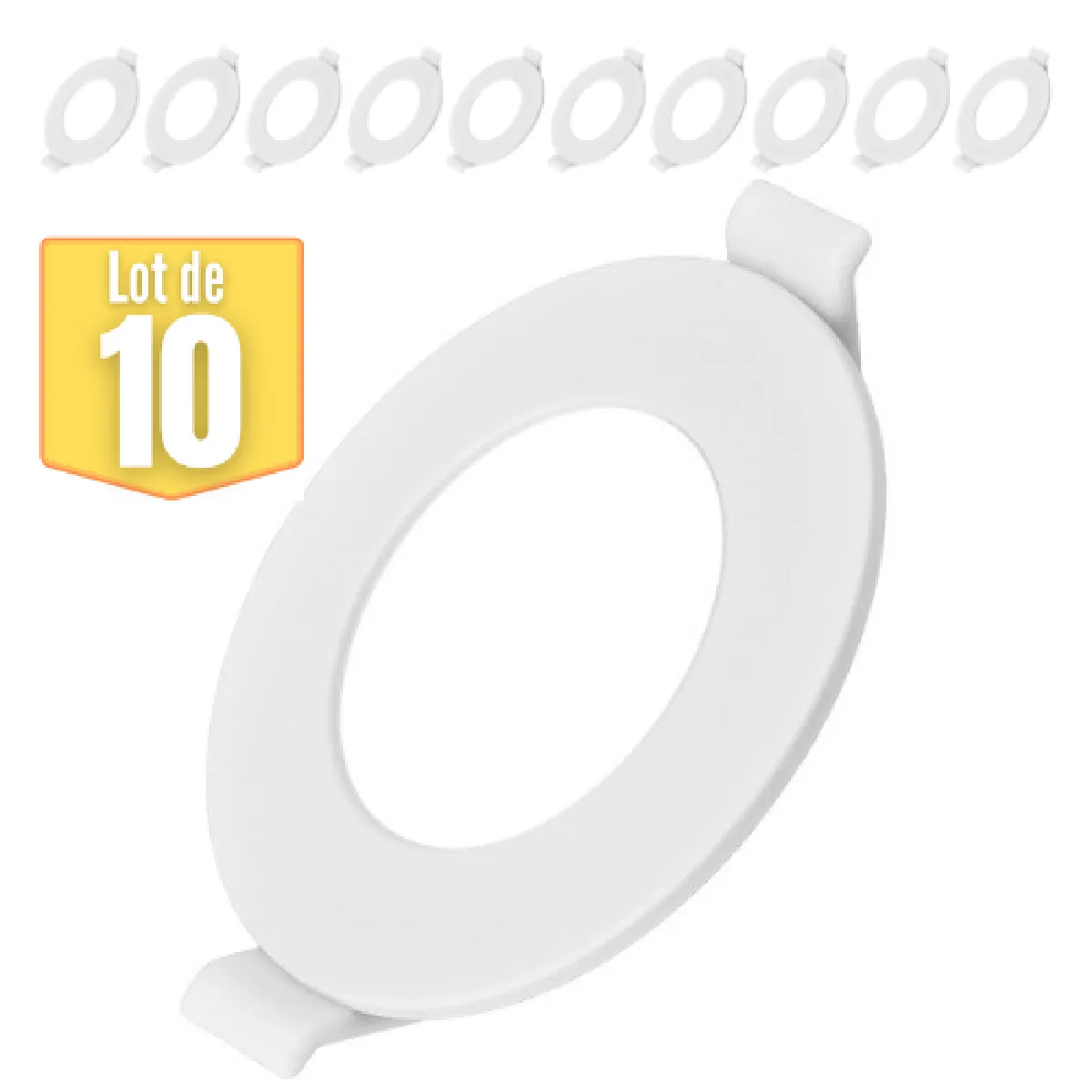 Braytron 10 Spots LED Extra Plat 3W - 4000K