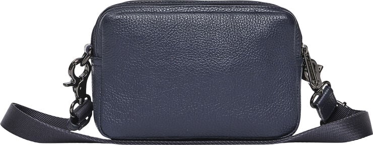Mandarina Duck MELLOW LEATHER CAMERA BAG / DRESS BLUE Dress blue