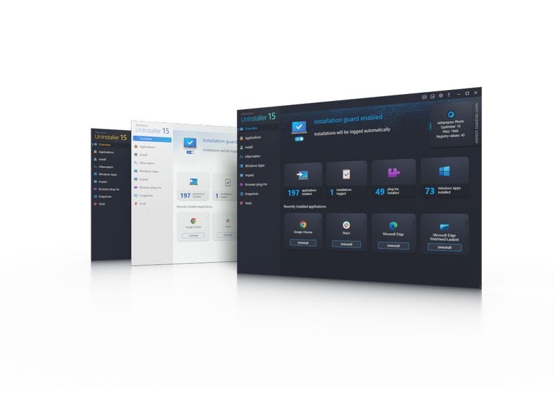 Ashampoo Un­Installer 15 ESD, Vollversion, 1 PC Software bis zum letzten Byte entfernen