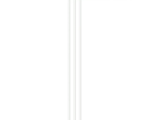 Pertura binnendeur Perla 11 wit gelakt (vergelijkbaar met RAL 9010) 86,0x198,5 cm links