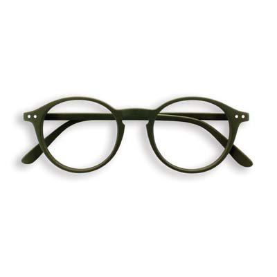 +1.00 Khaki Circular Reading Glasses: Izipizi