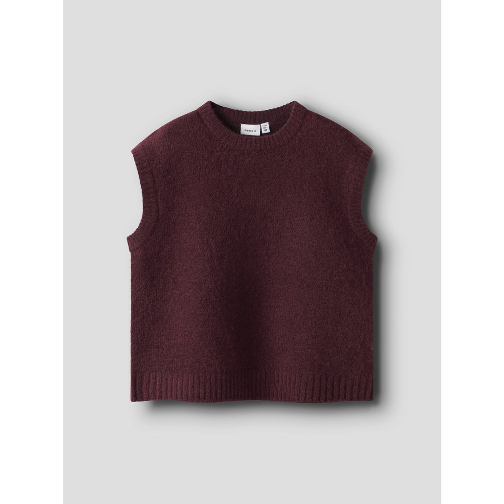 Køb Name It Burgundy Nkfoneifyly Strik Vest