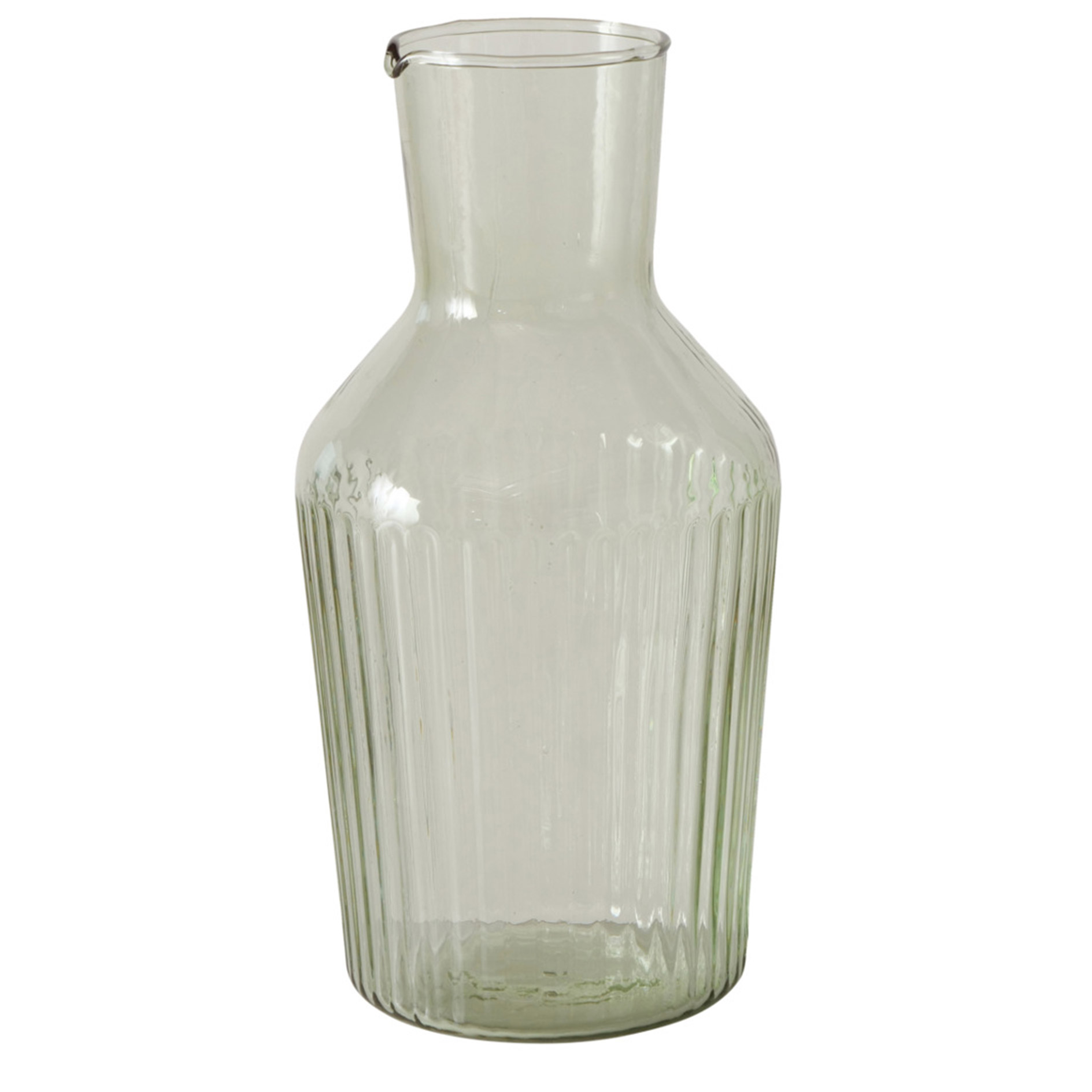 Karaffe - grün - Glas - 1 Liter