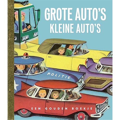 Uitgeverij rubinstein gouden boekje grote auto's, kleine auto's