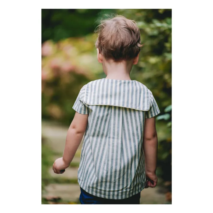 Loir Chemise Milton Rayée | Vert