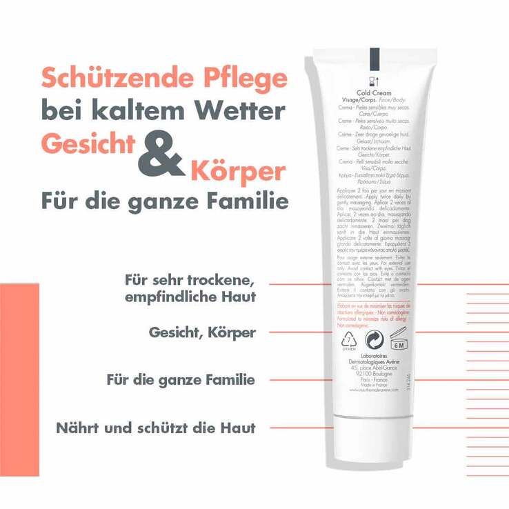 Avene Cold Cream, 100 ml