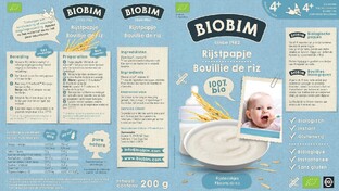 Biobim Rijstpapje 4mnd  Biologisch 200GR