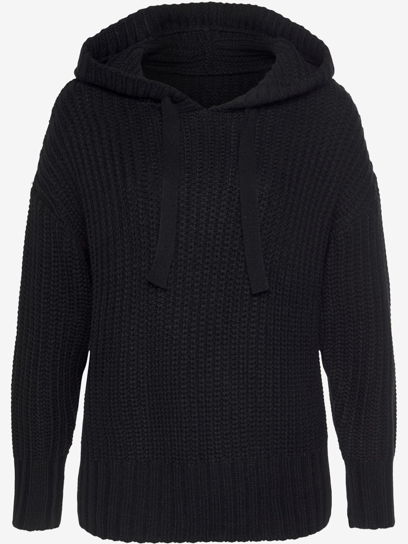 Pull à capuche en grosse maille douce