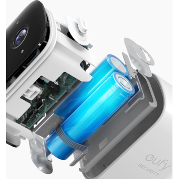 Eufy EufyCam 2C draadloze uitbreiding beveiligingscamera Wit