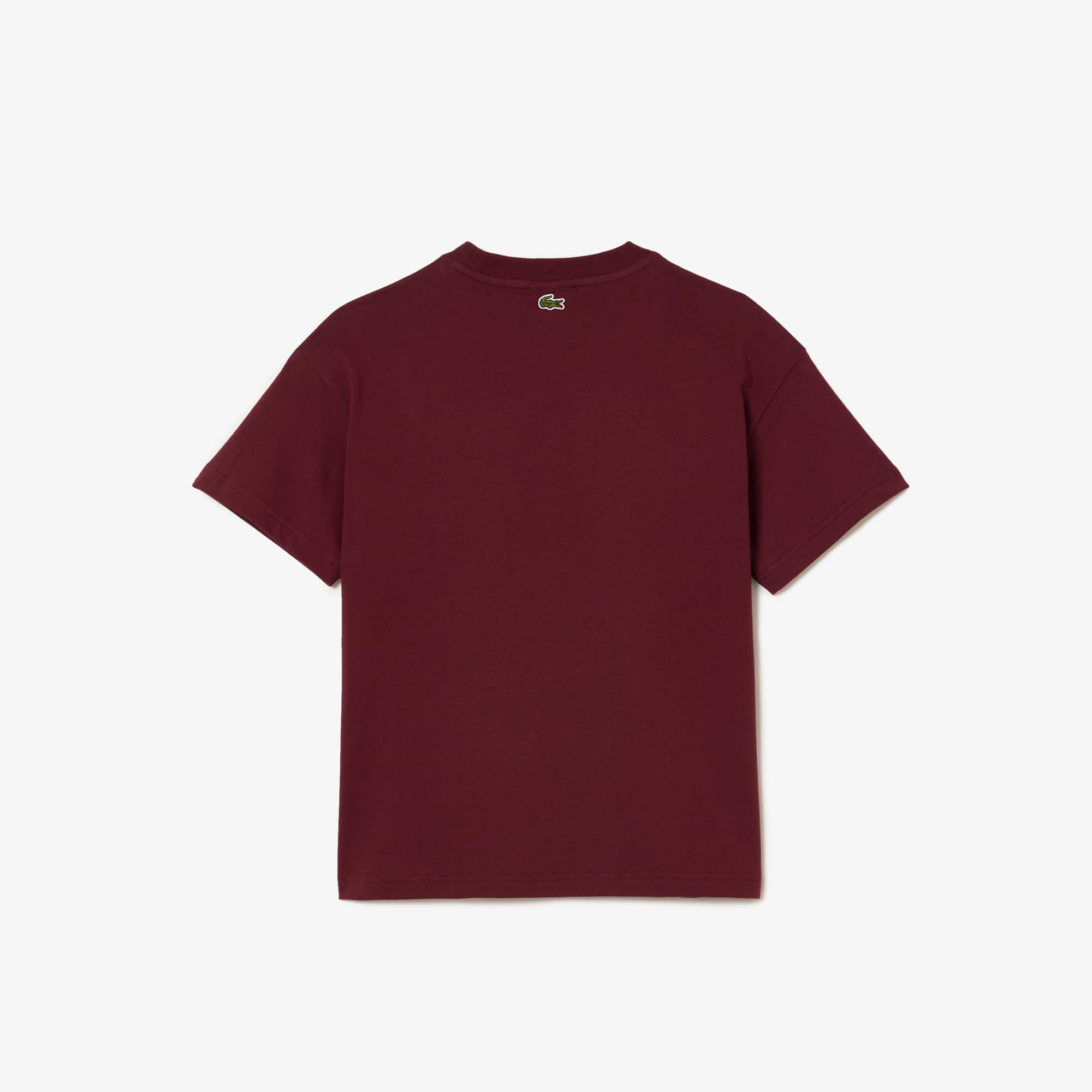 T-shirt avec imprimé graphique en coton T-Shirts & Chemises - Rouge - Lacoste - Enfant