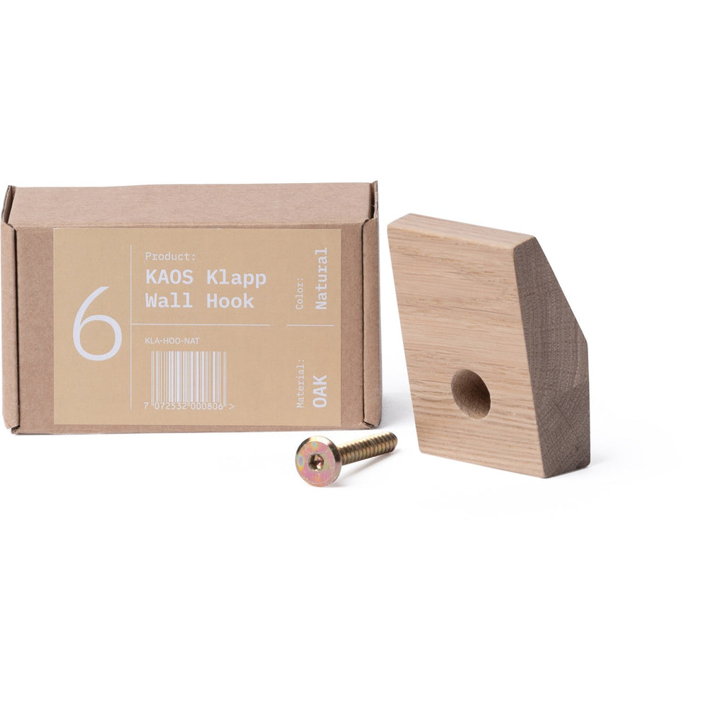 Køb KAOS Natural Klapp Vægkrog Til Wooden + Recycled Stol