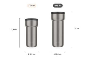 Isoleerbeker Ellipse 475 ml - Nordic black