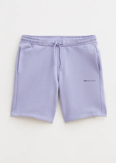 Korte broek met logo paars (LILA L)