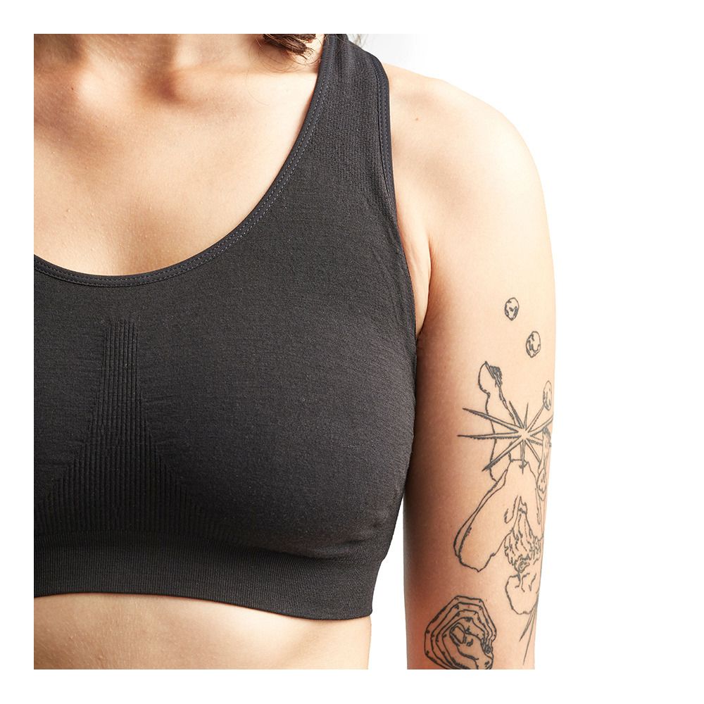 Icebreaker ANATOMICA SEAMLESS - Brassière Femme black