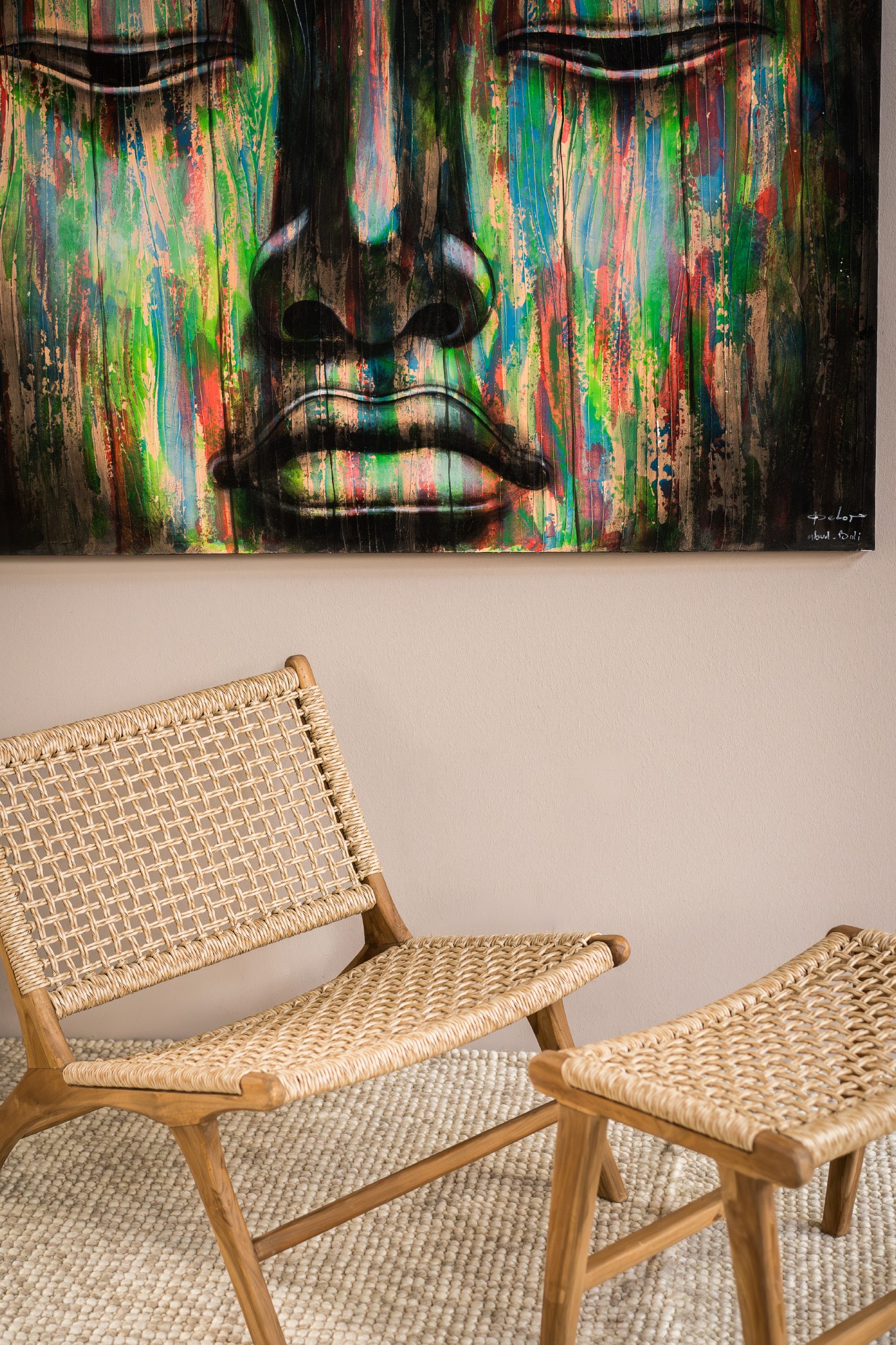 Bank 'Driessen' aus Teak, H 46 cm, B 60 cm, L 40 cm von fischer's lagerhaus